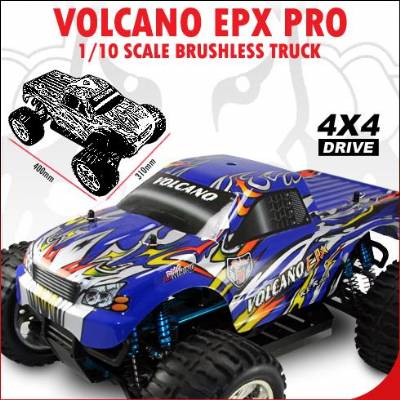 Volcano EPX PRO 1/10 Scale Electric Brushless Monster Truck